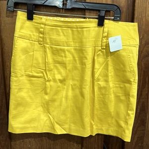 NWOT XXI Yellow Skirt